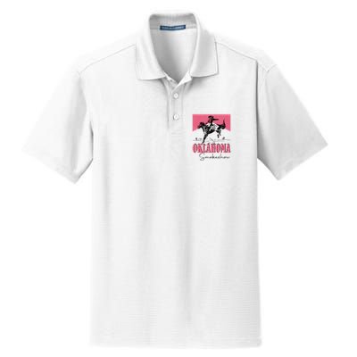 Oklahoma Smokeshow Western Oklahoma Smokeshow Cowboy Rodeo Dry Zone Grid Polo