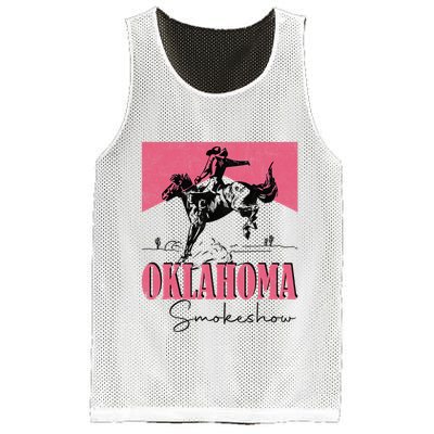 Oklahoma Smokeshow Western Oklahoma Smokeshow Cowboy Rodeo Mesh Reversible Basketball Jersey Tank