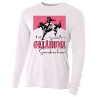 Oklahoma Smokeshow Western Oklahoma Smokeshow Cowboy Rodeo Cooling Performance Long Sleeve Crew