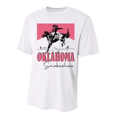 Oklahoma Smokeshow Western Oklahoma Smokeshow Cowboy Rodeo Performance Sprint T-Shirt