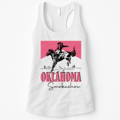 Oklahoma Smokeshow Western Oklahoma Smokeshow Cowboy Rodeo Womens Tank Top