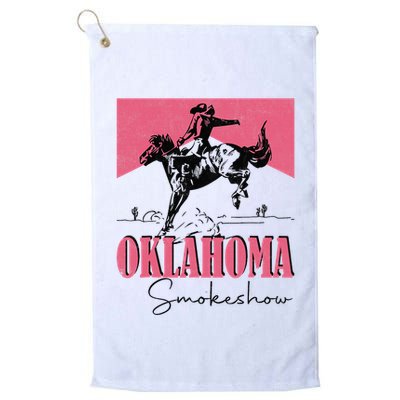 Oklahoma Smokeshow Western Oklahoma Smokeshow Cowboy Rodeo Golf Towel
