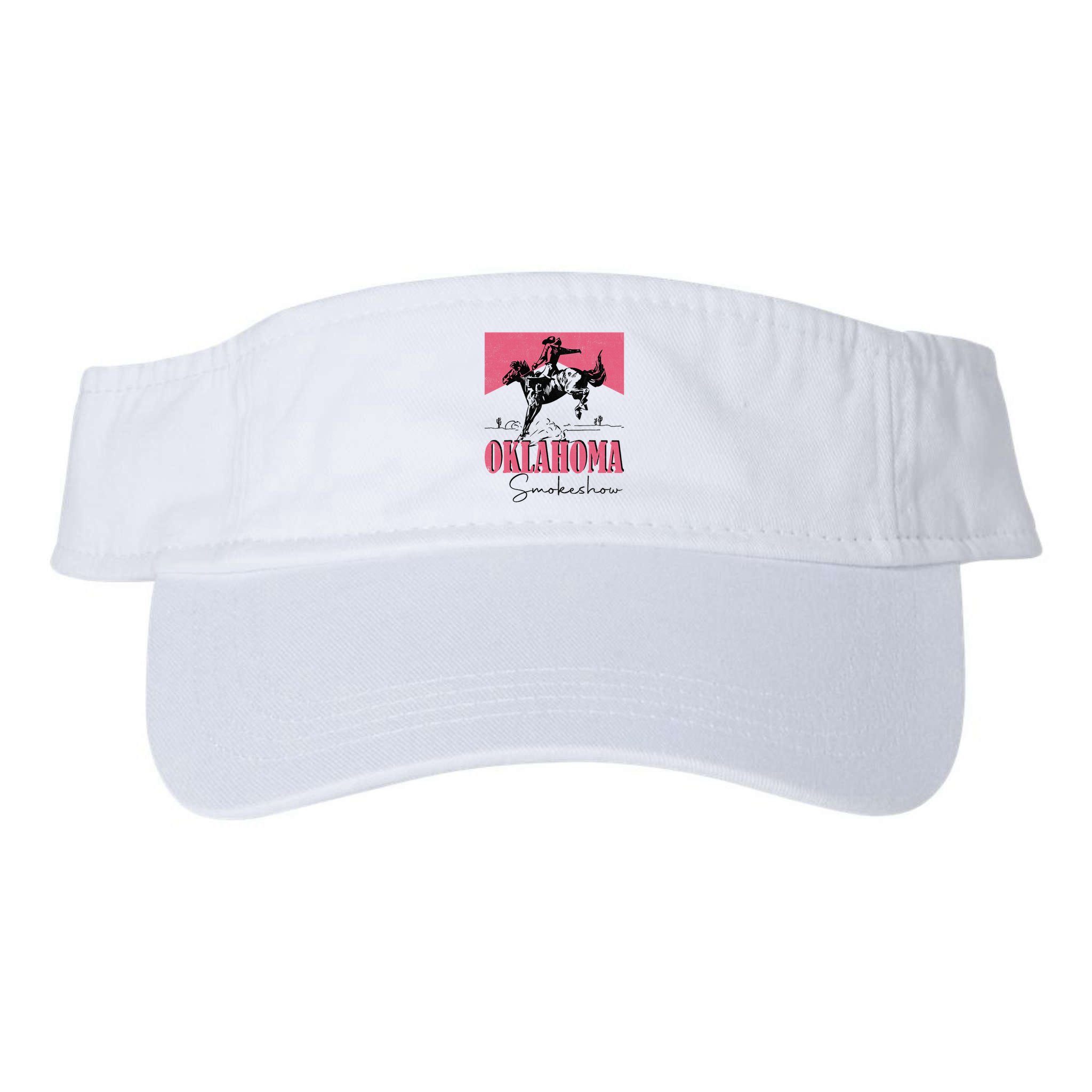 Oklahoma Smokeshow Western Oklahoma Smokeshow Cowboy Rodeo Visor