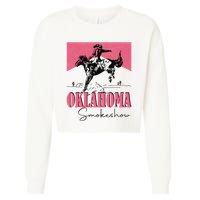 Oklahoma Smokeshow Western Oklahoma Smokeshow Cowboy Rodeo Cropped Pullover Crew