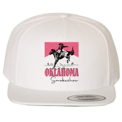 Oklahoma Smokeshow Western Oklahoma Smokeshow Cowboy Rodeo Wool Snapback Cap