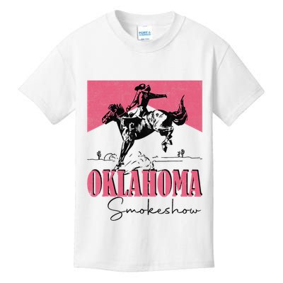 Oklahoma Smokeshow Western Oklahoma Smokeshow Cowboy Rodeo Kids T-Shirt