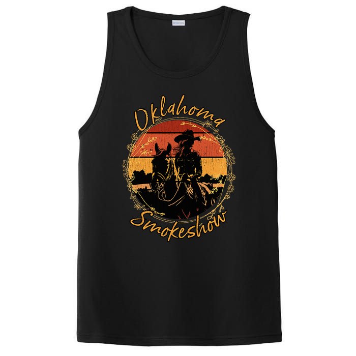 Oklahoma Smokeshow Western Riding Horses Cow PosiCharge Competitor Tank