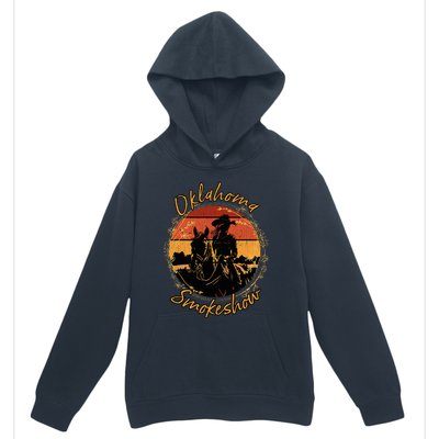 Oklahoma Smokeshow Western Riding Horses Cow Urban Pullover Hoodie