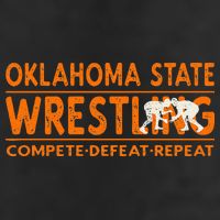 O.K.L.A.H.O.M.A State Wrestling Compete Defeat Repeat Cool Comfort Performance Bucket Hat