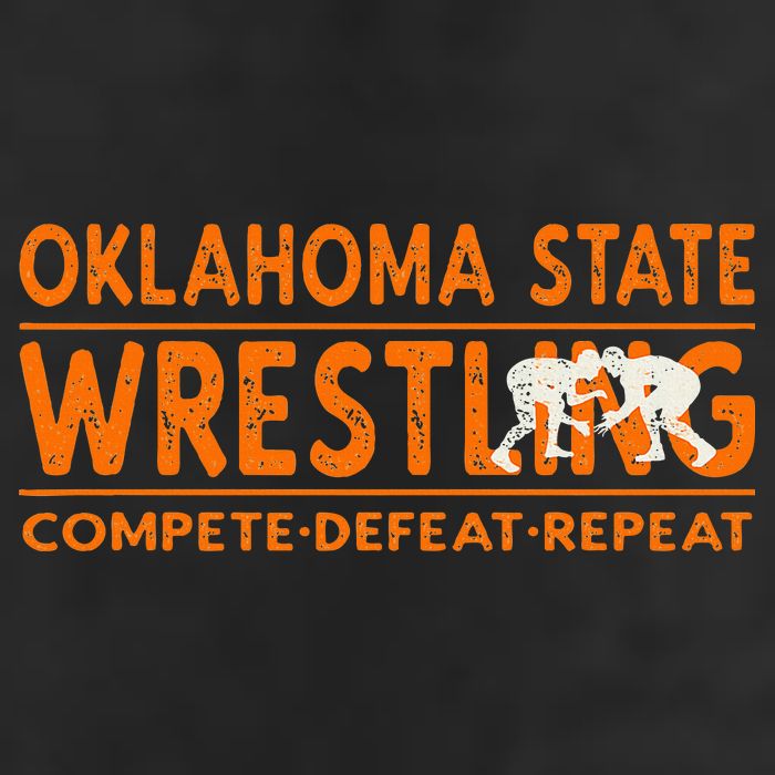 O.K.L.A.H.O.M.A State Wrestling Compete Defeat Repeat Cool Comfort Performance Bucket Hat