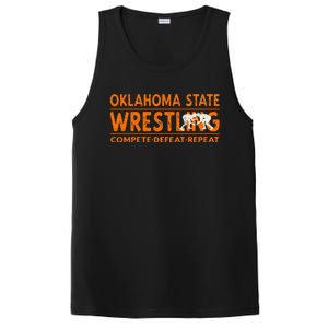 O.K.L.A.H.O.M.A State Wrestling Compete Defeat Repeat PosiCharge Competitor Tank