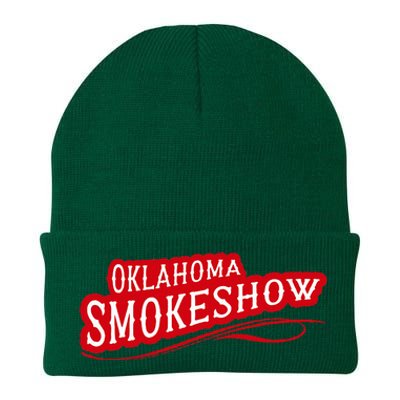 Oklahoma Smokeshow Western Country Music Cow Knit Cap Winter Beanie