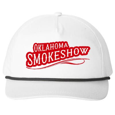 Oklahoma Smokeshow Western Country Music Cow Snapback Five-Panel Rope Hat