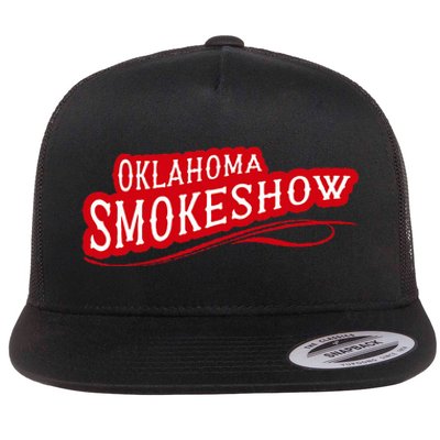 Oklahoma Smokeshow Western Country Music Cow Flat Bill Trucker Hat