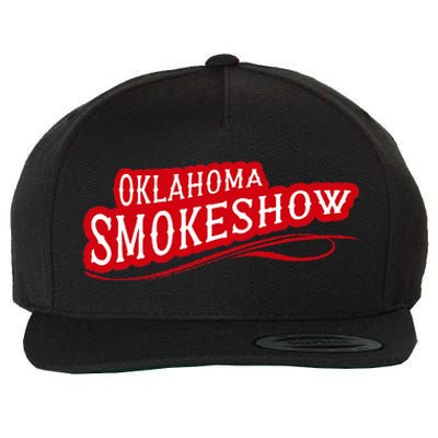 Oklahoma Smokeshow Western Country Music Cow Wool Snapback Cap