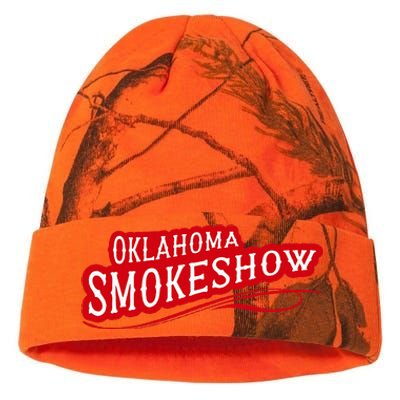 Oklahoma Smokeshow Western Country Music Cow Kati Licensed 12" Camo Beanie