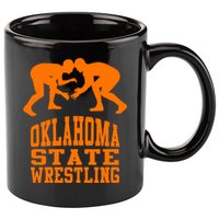 Oklahoma State Wrestling 11oz C Handle Ceramic Mug