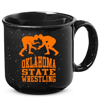 Oklahoma State Wrestling 15oz Campfire Ceramic Mug