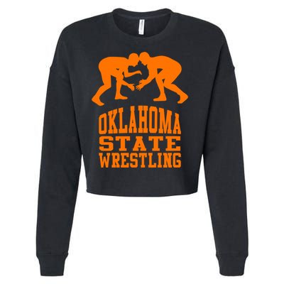 Oklahoma State Wrestling Cropped Pullover Crew