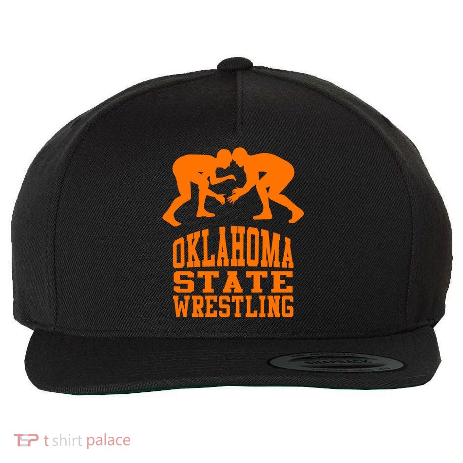 Oklahoma State Wrestling Wool Snapback Cap