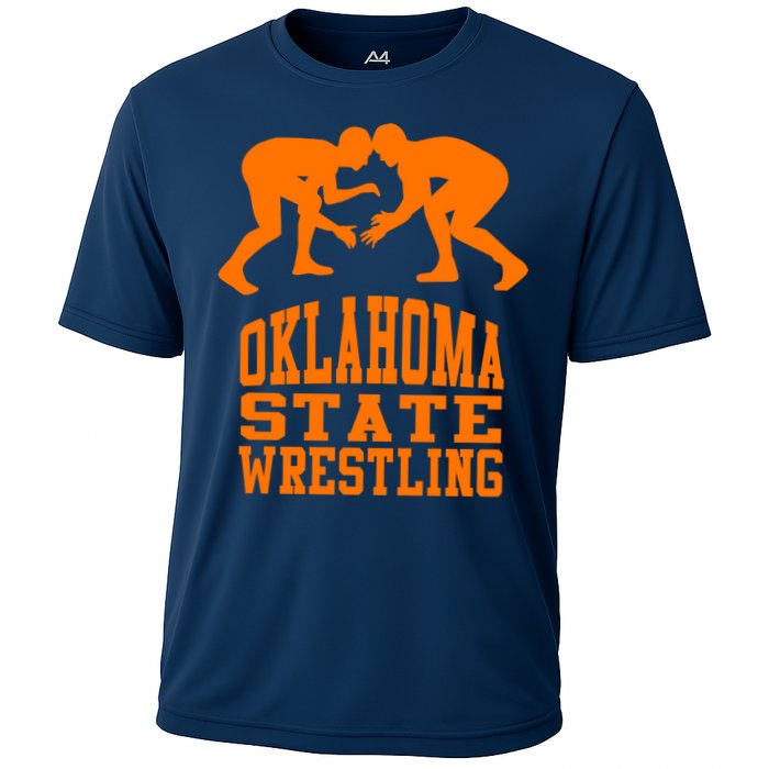 Oklahoma State Wrestling Cooling Performance Crew T-Shirt