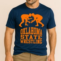 Oklahoma State Wrestling Cooling Performance Crew T-Shirt