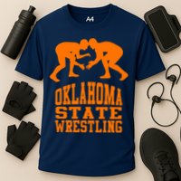 Oklahoma State Wrestling Cooling Performance Crew T-Shirt