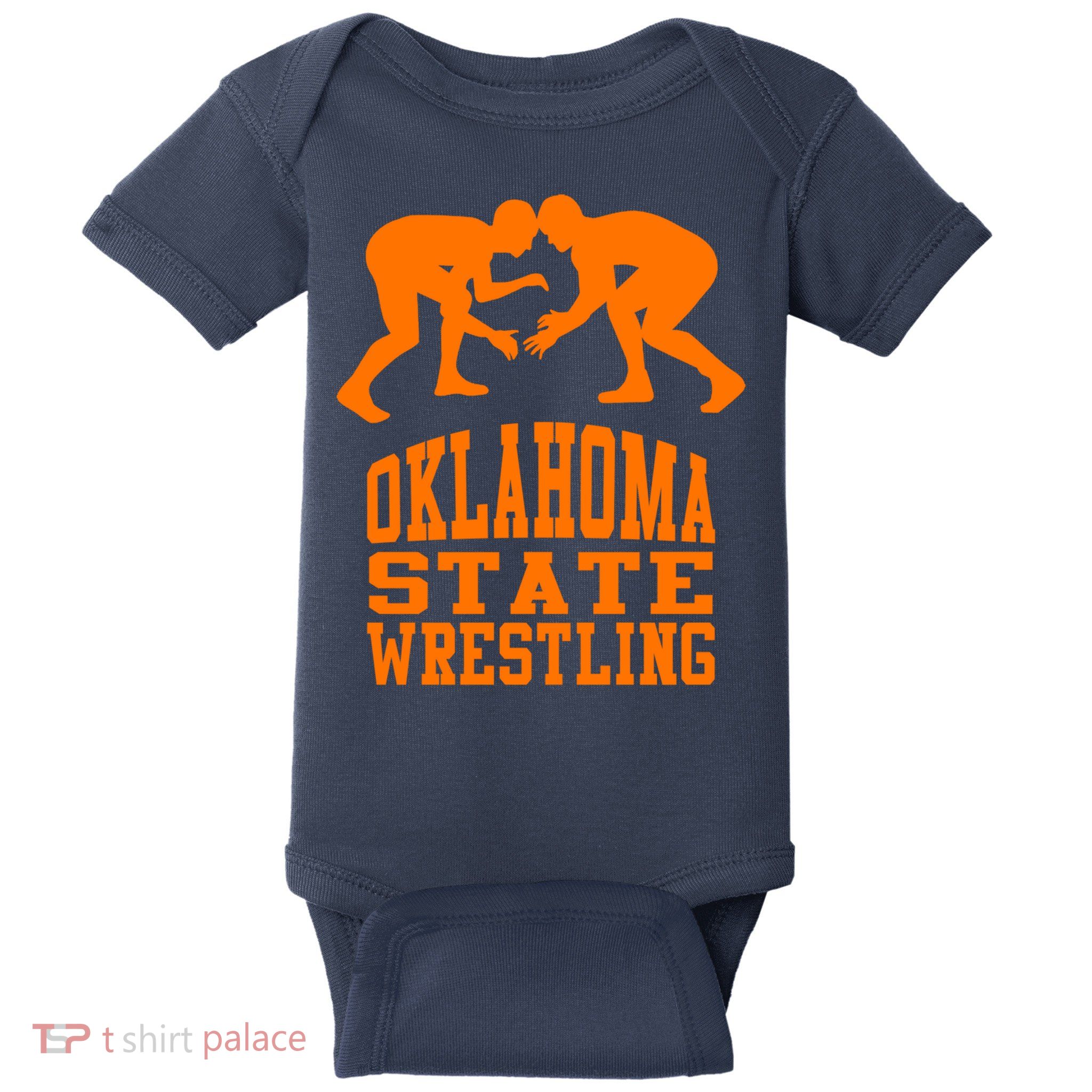 Oklahoma State Wrestling Baby Bodysuit