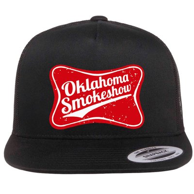 Oklahoma Smokeshow Western Country Music Cowboy Flat Bill Trucker Hat