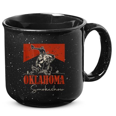 Oklahoma Smokeshow Western Rodeo 15oz Campfire Ceramic Mug