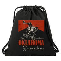 Oklahoma Smokeshow Western Rodeo Drawstring Bag