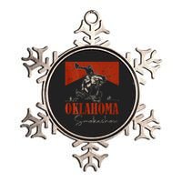 Oklahoma Smokeshow Western Rodeo Metallic Star Ornament