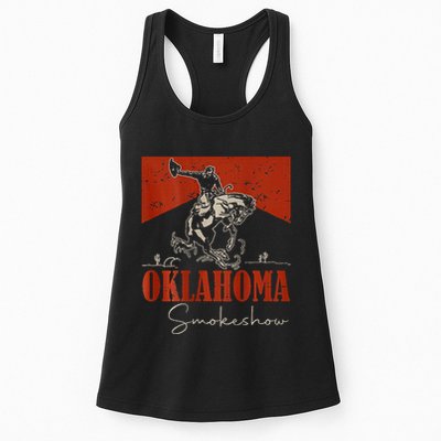 Oklahoma Smokeshow Western Rodeo Womens Tank Top