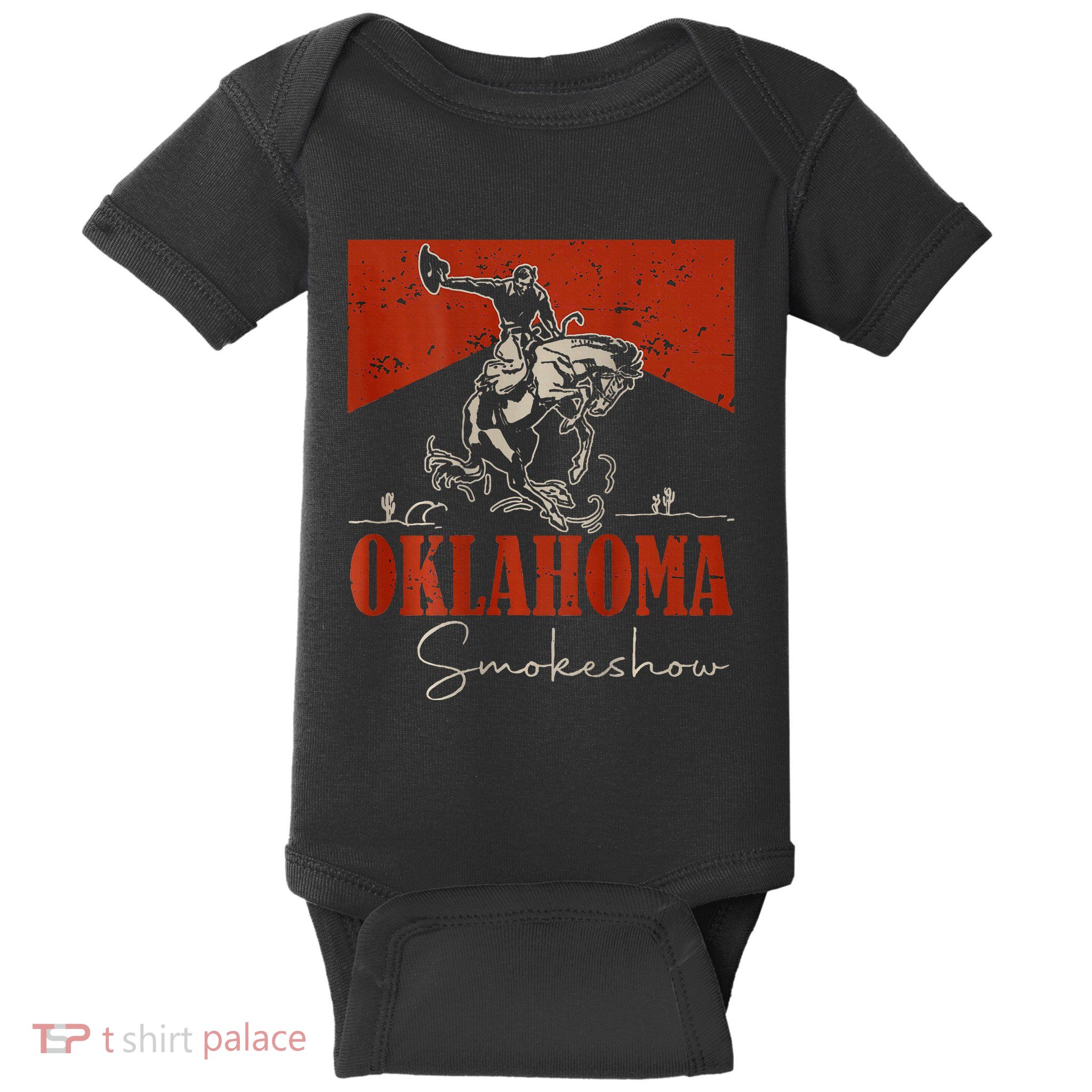 Oklahoma Smokeshow Western Rodeo Baby Bodysuit