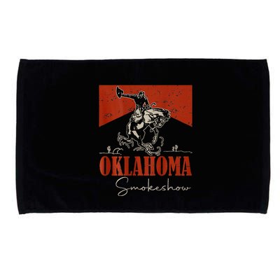 Oklahoma Smokeshow Western Rodeo Microfiber Hand Towel