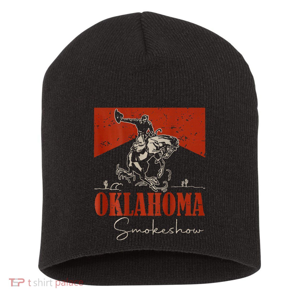 Oklahoma Smokeshow Western Rodeo Short Acrylic Beanie