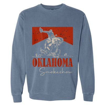 Oklahoma Smokeshow Western Rodeo Garment-Dyed Sweatshirt