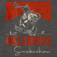 Oklahoma Smokeshow Western Rodeo Vector Backpack