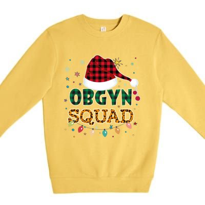 Obgyn Squad Xmas Santa Ob Gyn Nurse Matching Meaningful Gift Premium Crewneck Sweatshirt