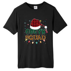 Obgyn Squad Xmas Santa Ob Gyn Nurse Matching Meaningful Gift Tall Fusion ChromaSoft Performance T-Shirt