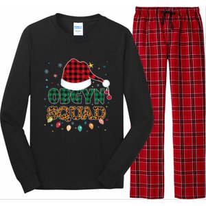 Obgyn Squad Xmas Santa Ob Gyn Nurse Matching Meaningful Gift Long Sleeve Pajama Set