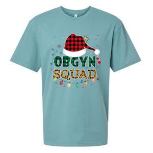 Obgyn Squad Xmas Santa Ob Gyn Nurse Matching Meaningful Gift Sueded Cloud Jersey T-Shirt