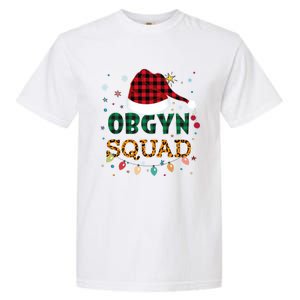 Obgyn Squad Xmas Santa Ob Gyn Nurse Matching Meaningful Gift Garment-Dyed Heavyweight T-Shirt