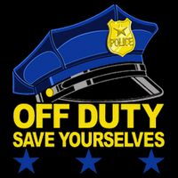 Offduty Save Yourselves Funny Police Officer Cop Flat Bill Trucker Hat