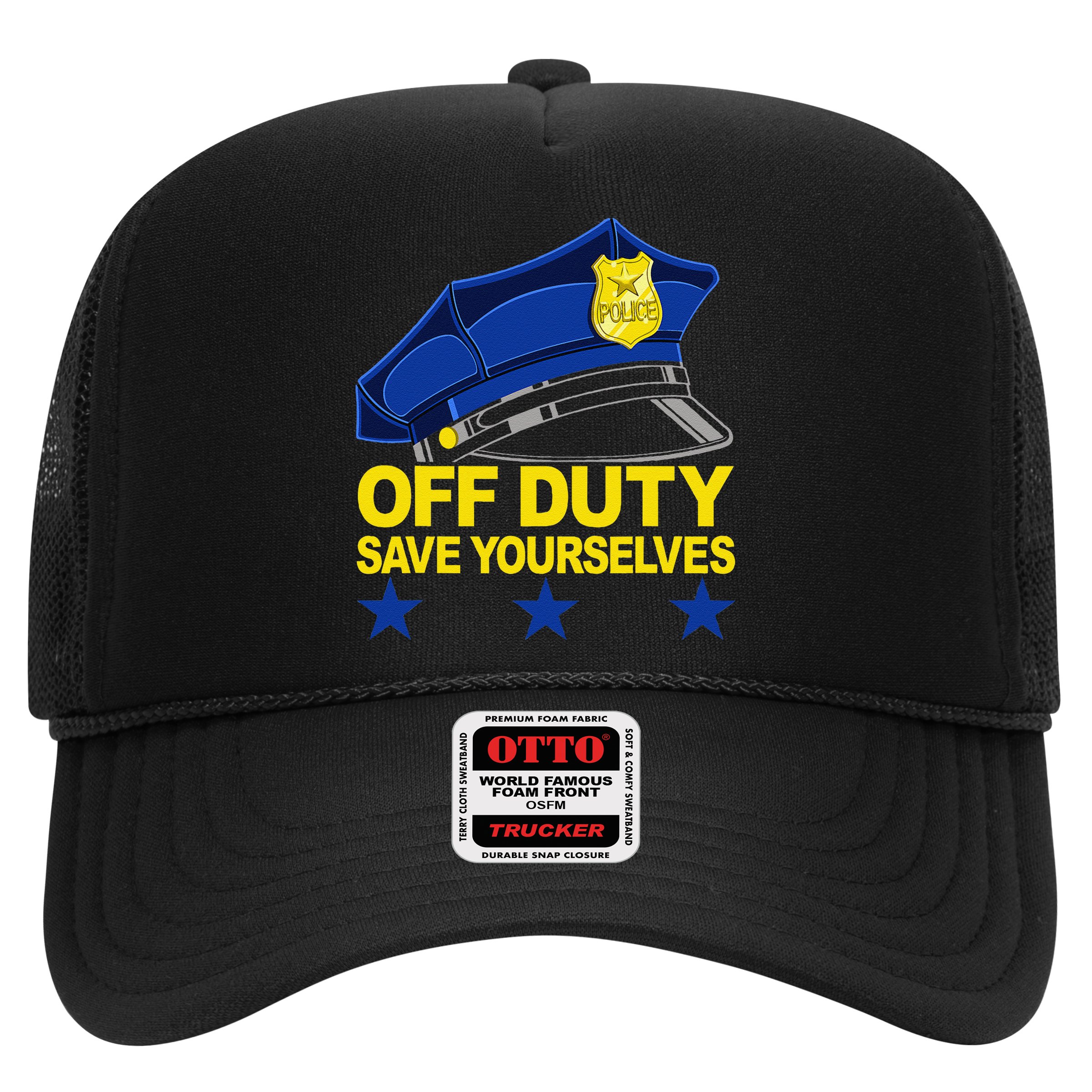 Offduty Save Yourselves Funny Police Officer Cop Hat