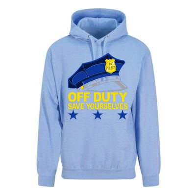 Offduty Save Yourselves Funny Police Officer Cop Unisex Surf Hoodie