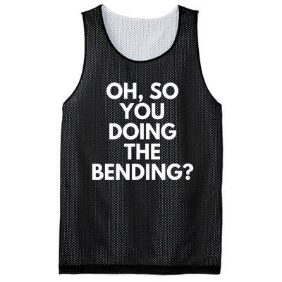 Oh So You Doing The Bending Mesh Reversible Basketball Jersey Tank