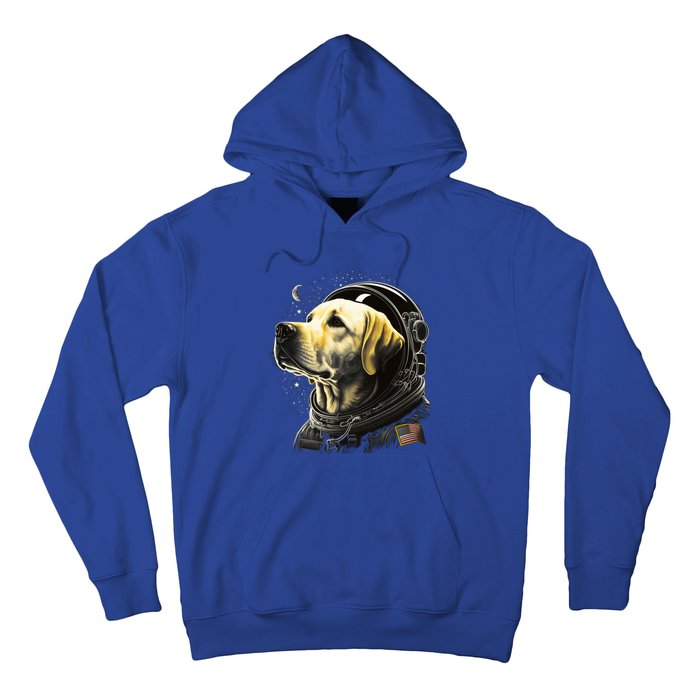 Outer Space Yellow Galaxy Astronaut Labrador Retriever Cute Gift Hoodie