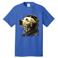 Outer Space Yellow Galaxy Astronaut Labrador Retriever Cute Gift Tall T-Shirt