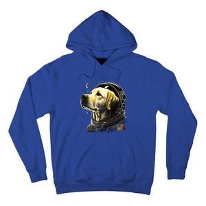 Outer Space Yellow Galaxy Astronaut Labrador Retriever Cute Gift Tall Hoodie